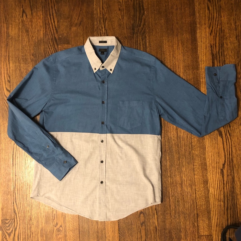 J. Crew Two-toned Button down shirt